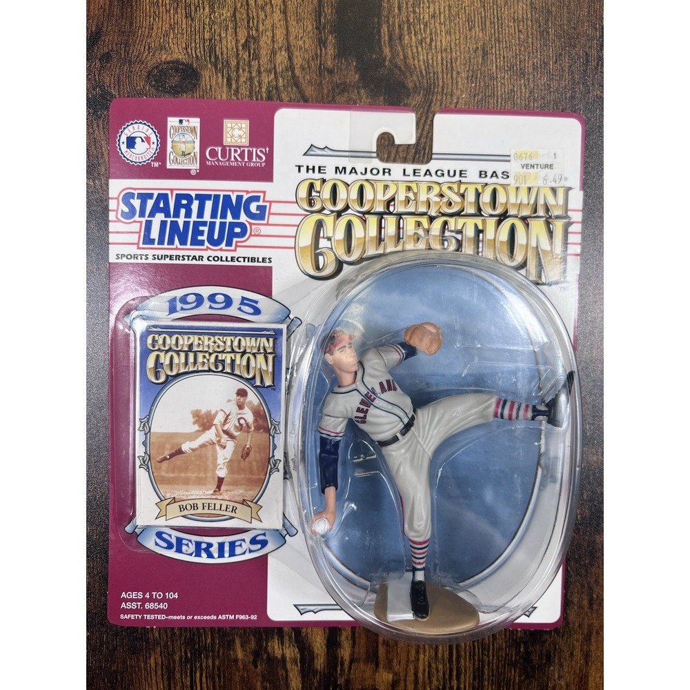 1995 Kenner Starting Lineup Cooperstown Collection Bob Feller Indians Venture